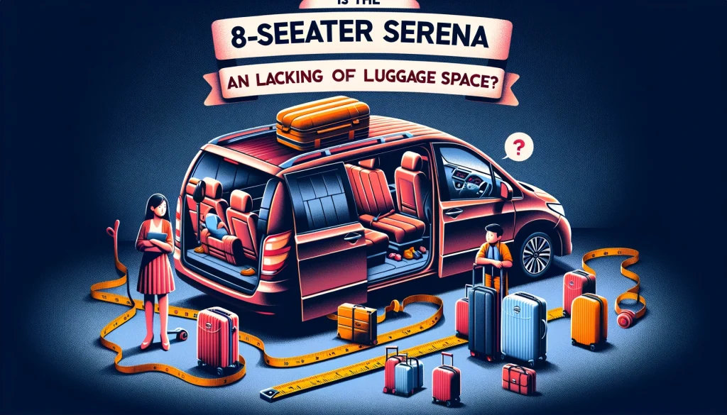 セレナの8人乗りは狭いって荷物積載量も少ないって本当？